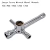 Large/Mini Cross Wrench Wheel Wrench Spanner Cross sleeve7mm 8mm 10mm 12mm 17mm/4mm 4.5mm 5.5mm 7mm for RC model car repairing ► Photo 2/6