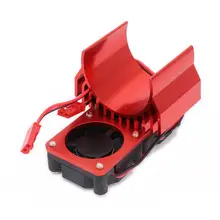 540/545/550 Size Motor Heat Sink With Fan Cooling Head Vent Top JST For 1/10 RC Model Car Heatsink HSP HPI Wltoys Himoto Tamiya