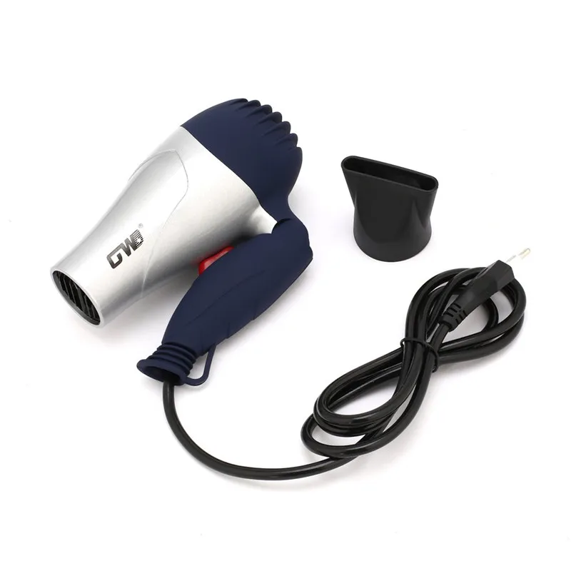 1500W Portable Mini Hair Blower Collecting Nozzle 220V EU Plug Foldable Traveller Household Electric Hair Dryer GW555 Dryer