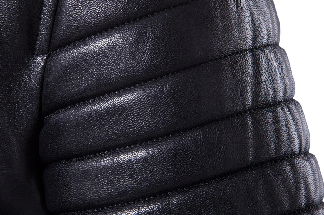 2018 New Fashion Men'S Motorcycle Big Size Leather Zipper Leather Jacket Men Classic Design Biker Jackets Male Bomber Coats 