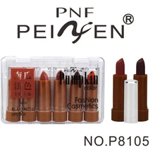 PNF бренд 6 видов цветов Обнаженная матовая бархатистая Помада для губ помада для губ, красные губы макияж стойкий макияж