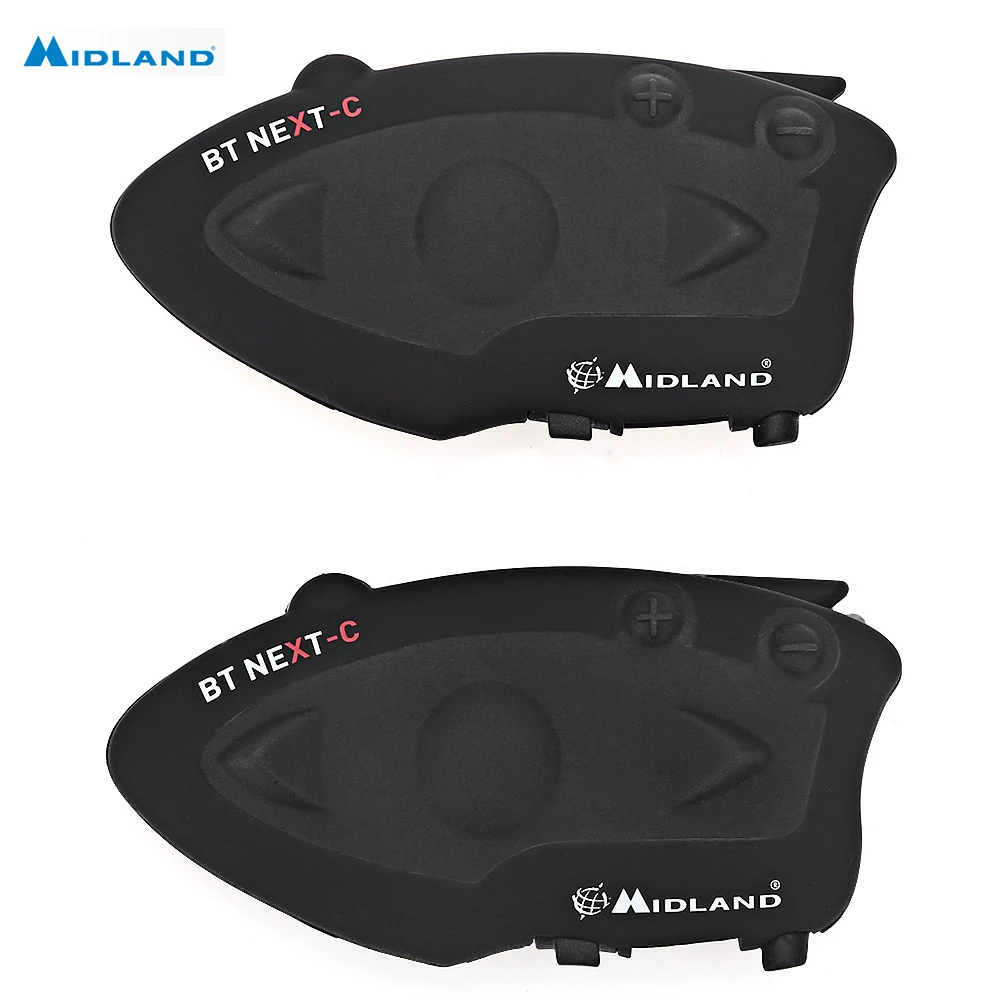 

MIDLAND Paired BT NEXT Bluetooth Motorcycle Helmet Intercom Headset Motorbike Headphone Speaker Water-resistant Interphone 1600M