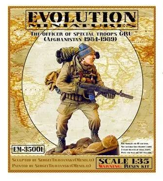 

Pre order goods-EM 35001 1/35 Modern Russian Gruwo Special Forces Afghan War, 1984-1989