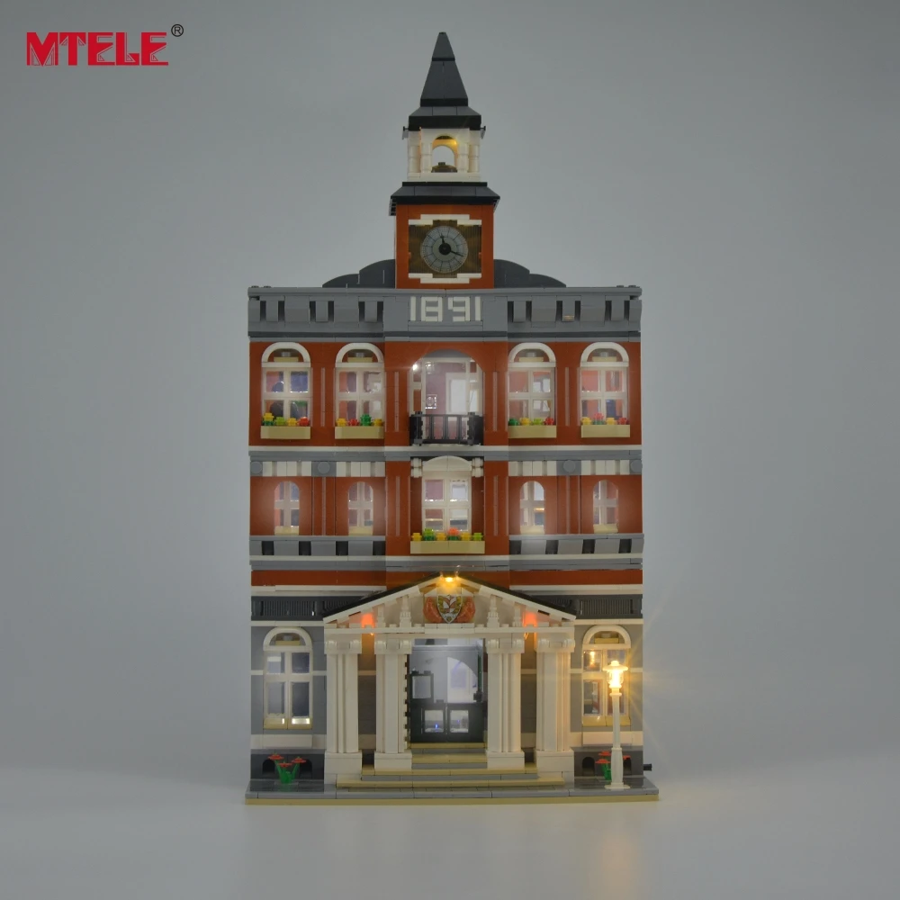 MTELE бренд светодиодный светильник комплект для 10224|compatible with lego|lego kitblock building |