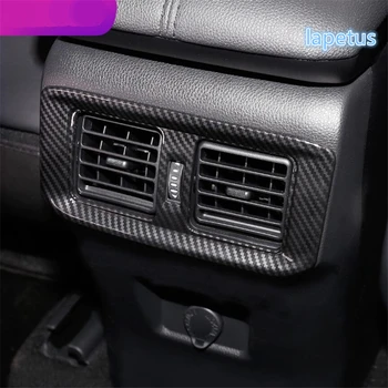 

Lapetus Rear Air Condition AC Flow Vent Outlet Decoration Cover Trim Carbon Fiber ABS Fit For TOYOTA RAV4 RAV 4 XA50 2019 2020