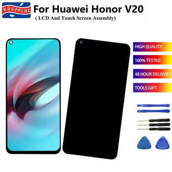 

KOSPPLHZ Original For Huawei Honor View 20 LCD Touch Screen Digitizer Assembly 6.4" For Huawei Honor v20 PCT-L29 LCD Repair Part