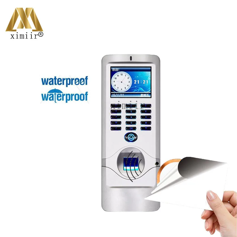 

ZK XM80 Waterproof Fingerprint Access Control With 13.56MHz IC Card Reader Fingerprint Access Controller For Door Lock System