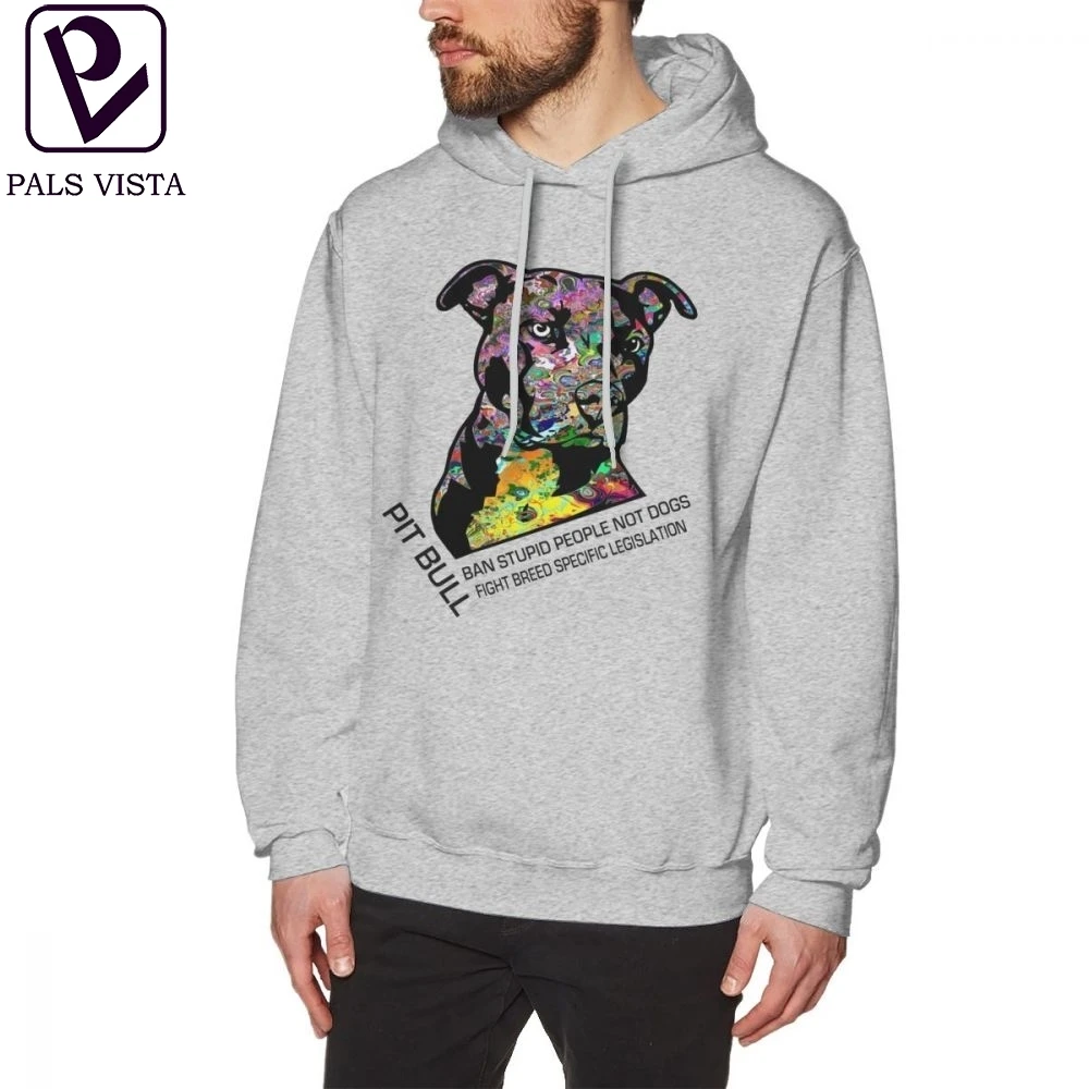 

Pitbull Hoodie Pitbull BSL Black Hoodies Mens Autumn Pullover Hoodie Cotton Loose Over Size Grey Long Sleeve Cool Hoodies