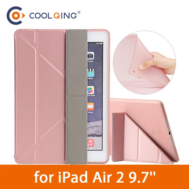 Многослойный мягкий чехол для планшетов iPad Air 2 9 7 защитные чехлы TPU + PU кожаный