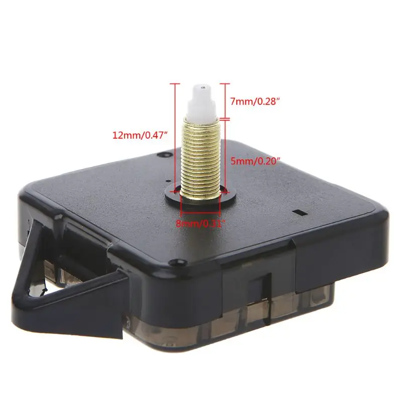 Silent Quartz Wall Clock Spindle Movement Mechanism Part DIY Repair ...