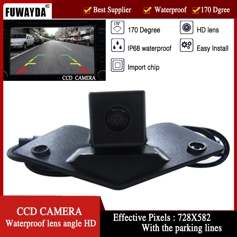 FUWAYDA car CCD car Logo mark front view side font b Camera b font for Benz