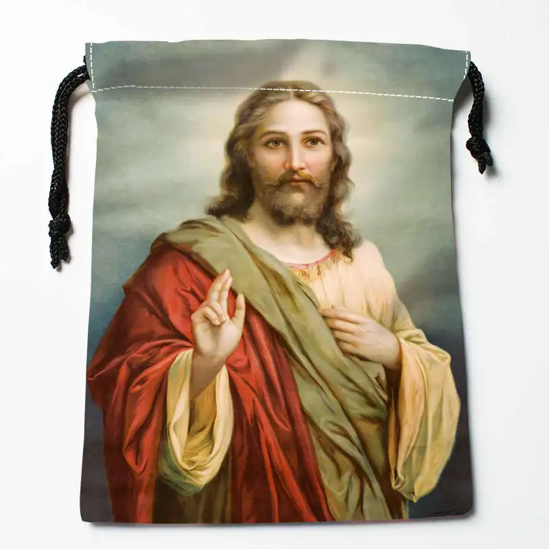 New-Arrival-Jesus-Christ-Drawstring-Bags-Custom-Storage-Printed-Receive ...