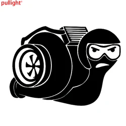 Autocollants Turbo escargot, étiquette de personnalité drôle, moto, suv, pare chocs, ordinateur portable, style de voiture 