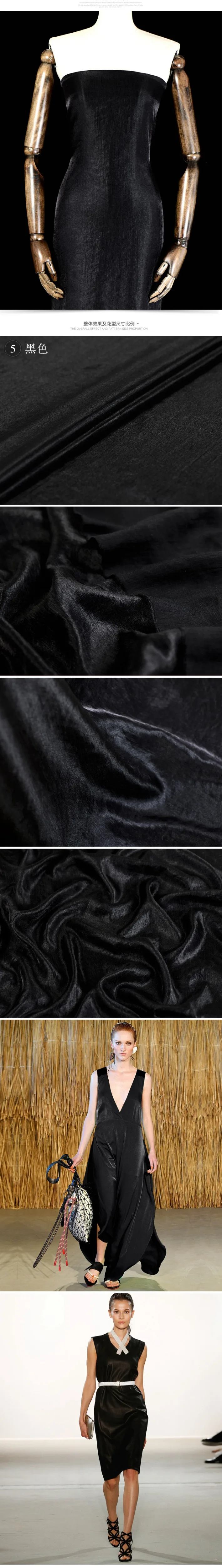 Микро-плиссированная вискозная льняная ткань смешанная модная ткань Роскошная Одежда льняная атласная ткань оптом льняная ткань