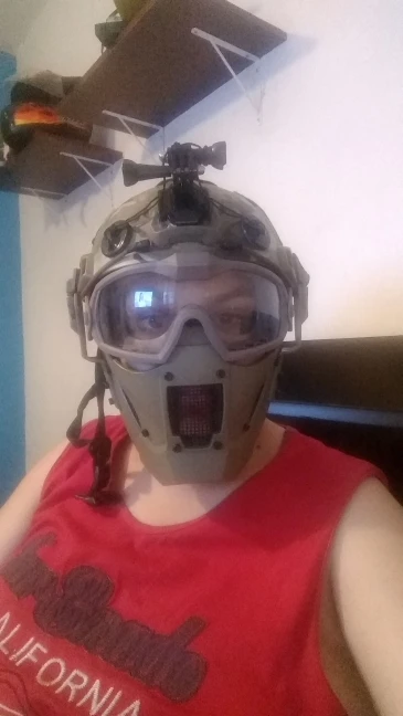 M4 M16 accessories airsoft tactical paintball protective JAY FAST AF helmet half face mask for shooting for hunting (3)