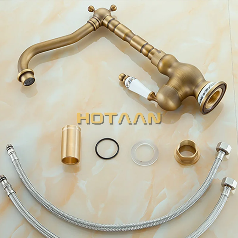 punho e misturador de latao para agua quente fria 01