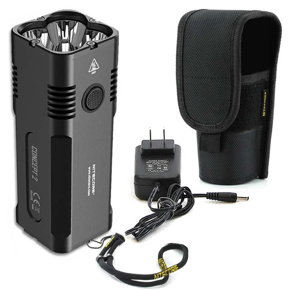 Фонарик NITECORE Concept 2 C2 4 * CREE XHP35 HD max 6500 люмен ручной фонарь с 398 метром и встроенным
