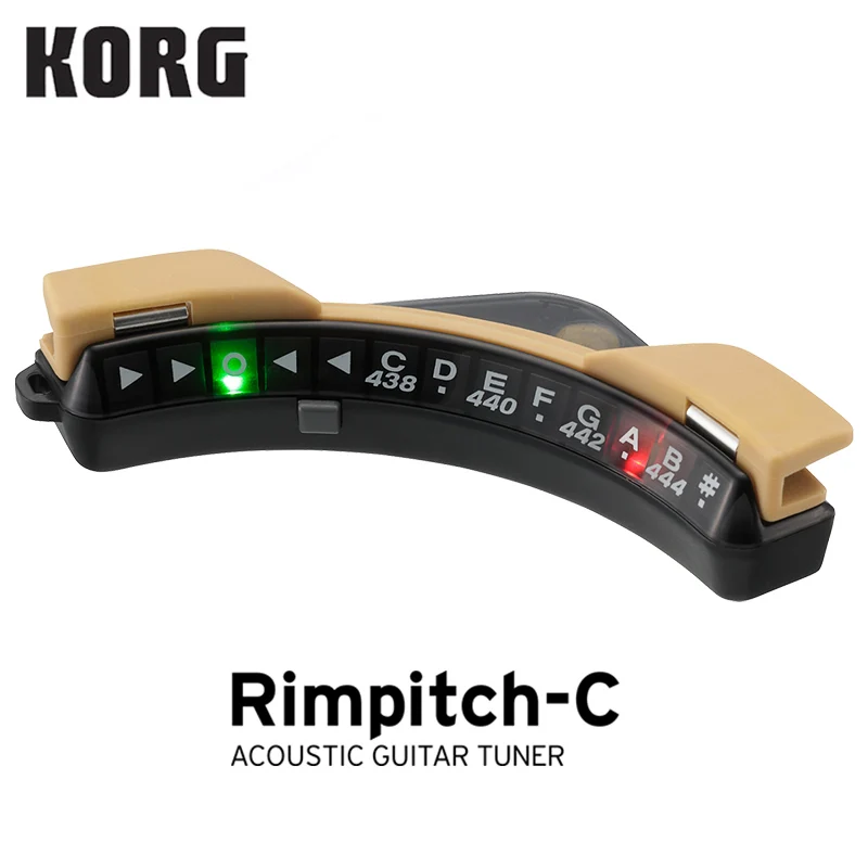 KORG RP-C1 RP-C2 Rimpitch Soundhole Акустическая гитара тюнер-Chromatic RPC1/RPC2