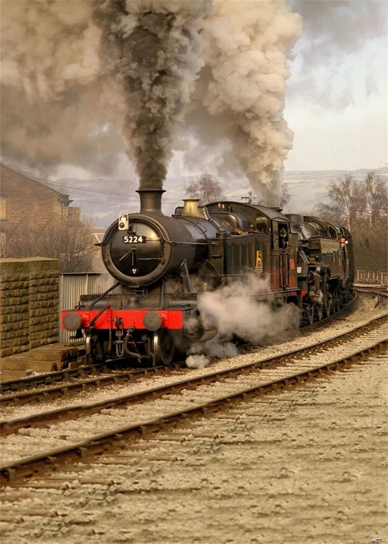 

Photography Backdrop History Nostalgia Steam Train on the North Yorkshire Moors Railway England Locomotive