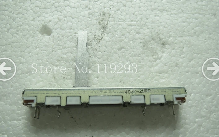 

[BELLA]Japan ALPS 6 cm 20KA straight slide potentiometer single joint push-pull handle 25MM 3 feet potentiometer--10PCS/LOT