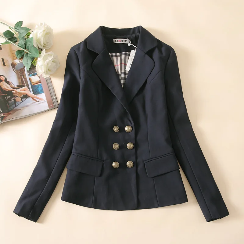 

High Quality High School Jacket For Girls Autumn Winter Japanese Suit Jacket For Boys British College Student Black Coat Tops