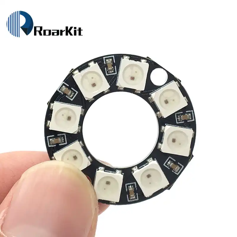 WS2812B DIY LED Ring 16 Bits Addressable LEDs DC5V w// Integrated Driver