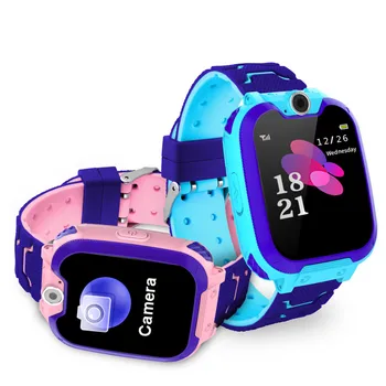

Centechia Boy Girl Smart Watch with Camera Touch Screen Tracker SOS for Kids Children Waterproof SIMS Card Camera Smartwatch