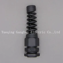 PG11 пружинное соединение сопротивление кручения Тип изгиб Водонепроницаемый Разъемы Глен голова защитный кабель соединение