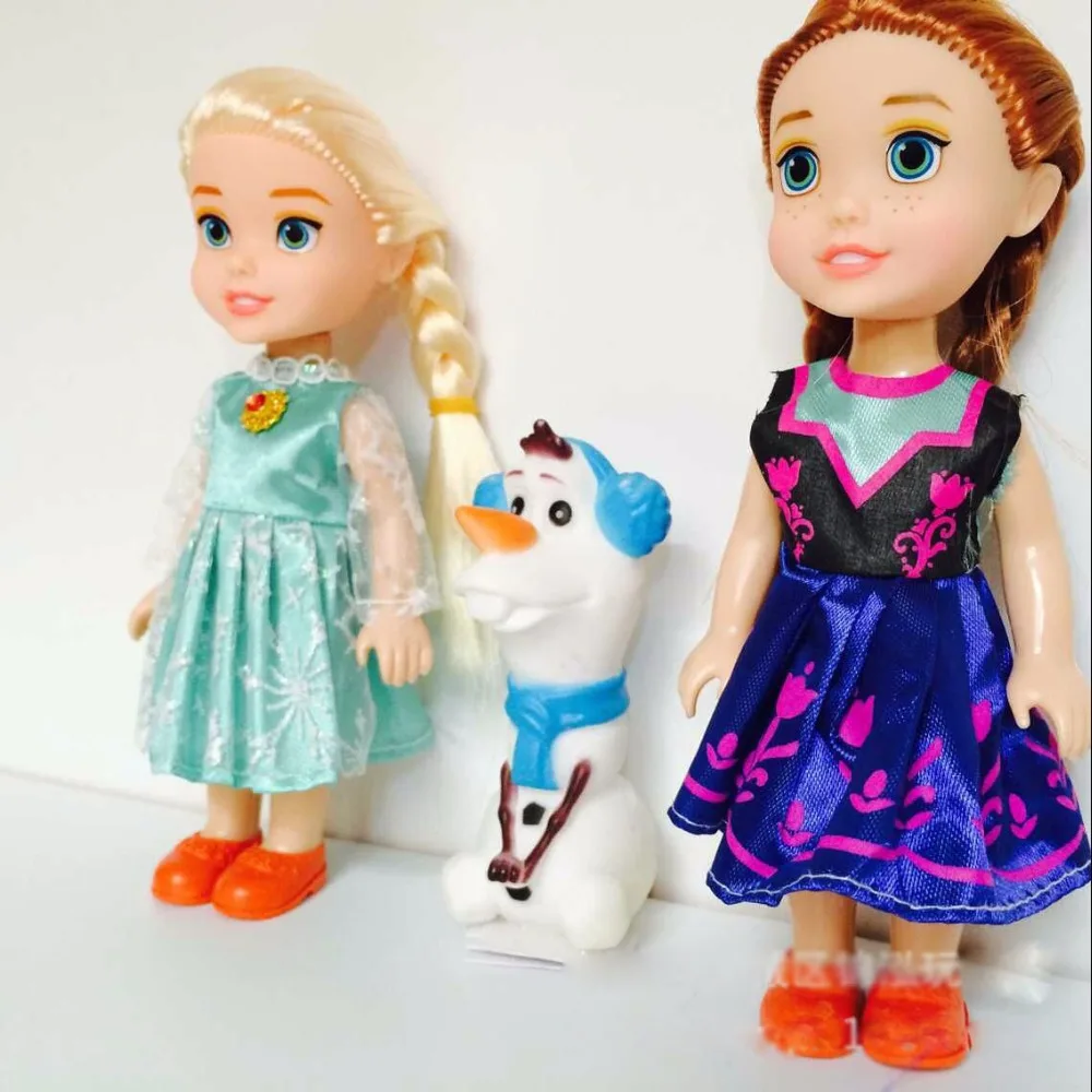Action Froze Figurine Ice Princess Anna Elsa Olaf Action Dolls Disney Movie Toys 3 Pcs/set with color Gift box For Girls Frozen Action Froze Figurine Ice Princess Anna Elsa Olaf Action Dolls Disney Movie Toys 3 Pcs/set with color Gift box For Girls Frozen