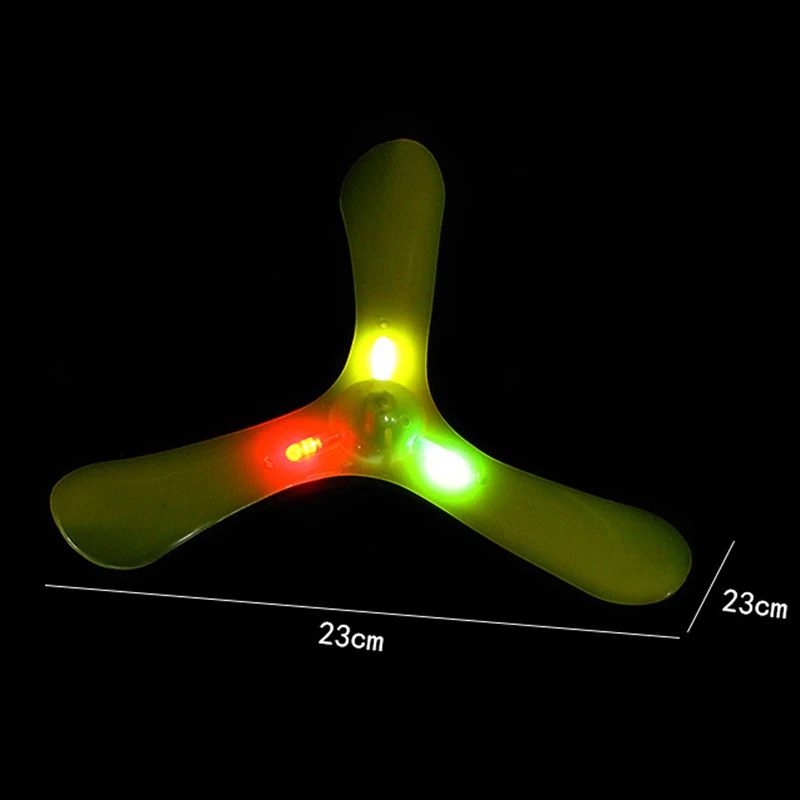 Бумеранг игры для детей Bumerangues светящиеся летающие игрушки на открытом воздухе парк блюдце забавная игра Дети Спорт трифольга светящаяся игрушка бумеранг для детей мальчиков подарок