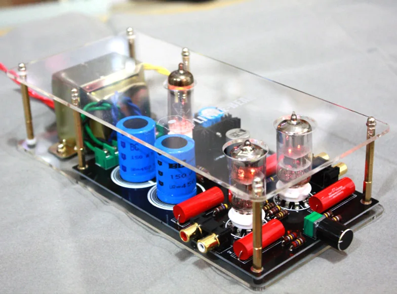 

P3 tube amplifier board 6N3+6Z4 tube pre-amplifier tube amp HiFi-amplifier containing transformers DIY