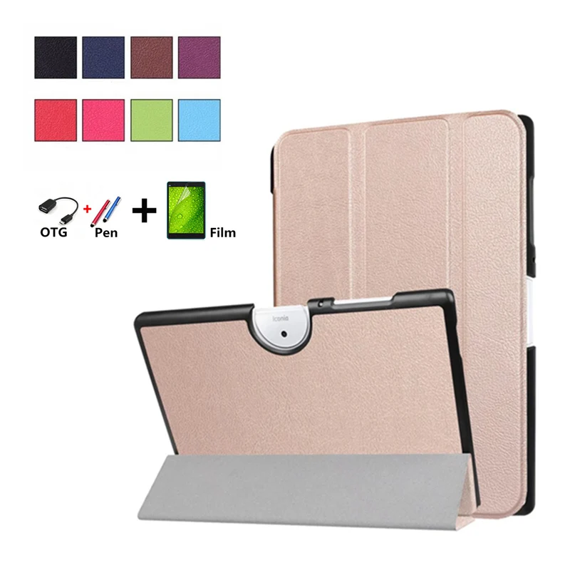 

New Smart Case for Acer Iconia One 10 B3-A40 B3 40 10.1'' Edtion Ultra Slim PU Leather Case Cover for B3-40 Auto Sleep Wake up