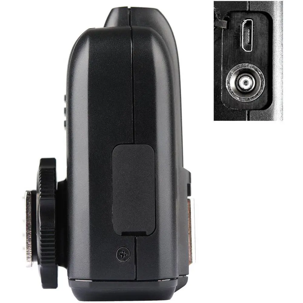 Godox X1R-C ttl беспроводной приемник триггера вспышки для камеры Canon X1TC Горячий башмак ПК синхронизация терминал 1/8000 секунд