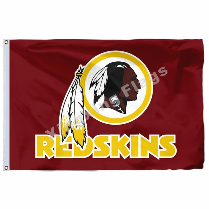 Washington Redskins Wordmark Flag 3ft X 5ft Polyester NFL1 Washington