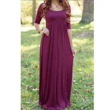 Belva 2017 de maternité vin robe dress photographie allaitement enceinte vêtements bébé douche robes pour séance photo d’été dress