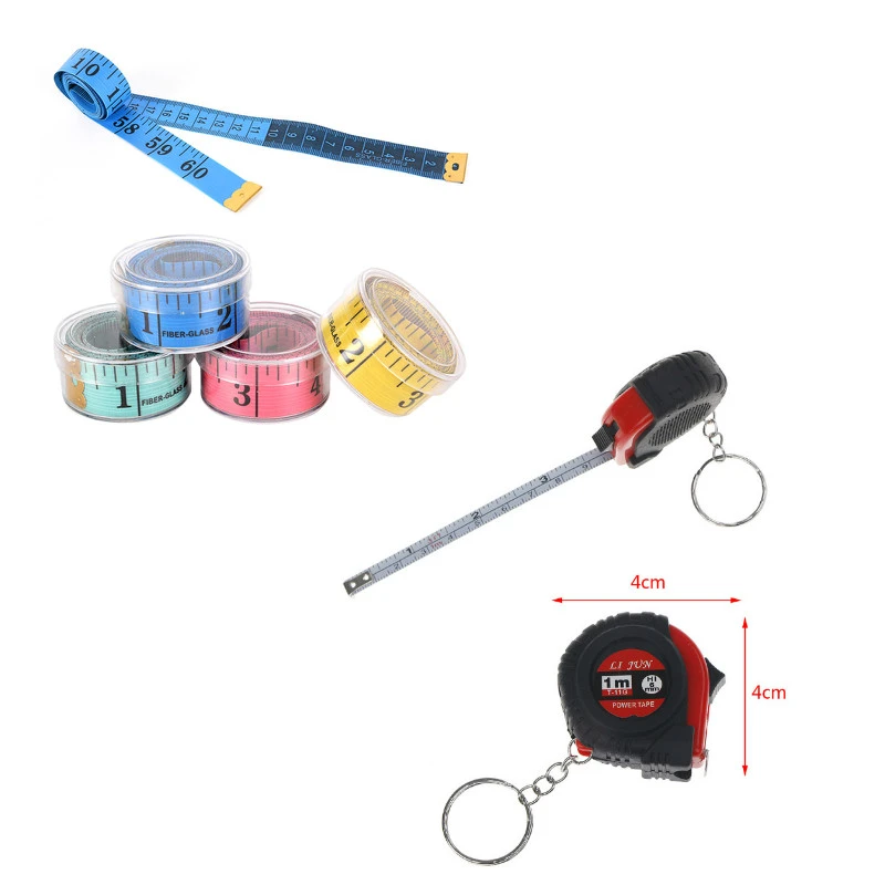 1 Heavy duty fiber Tape Measure Ruler English & Metric 1 Heavy duty fiber Tape Measure Ruler English & Metric