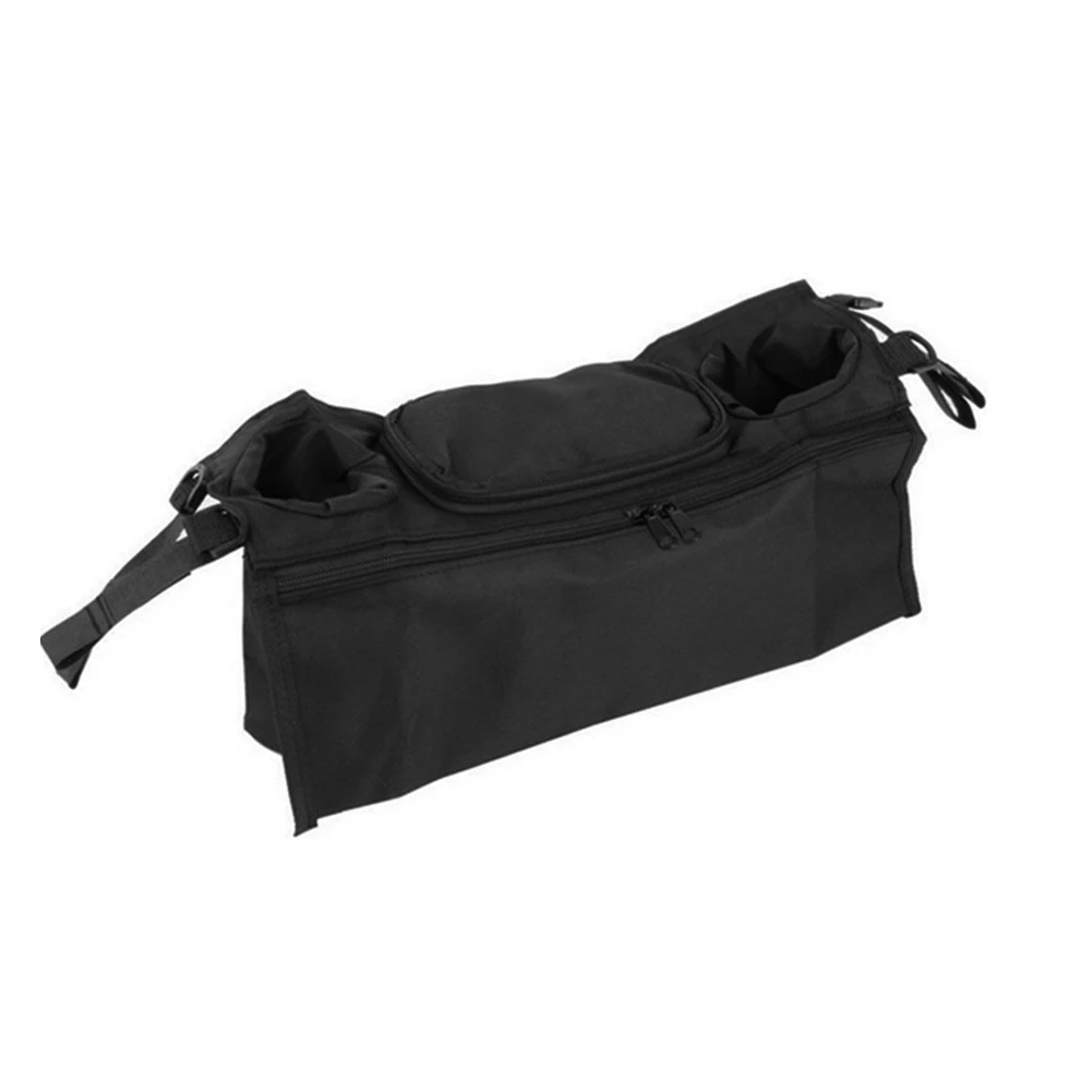 Аксессуары для колясок Baby Car сумки Borsa Passeggino Детские коляски организатор детские детская коляска корзину сумки бутылку - Цвет: Черный