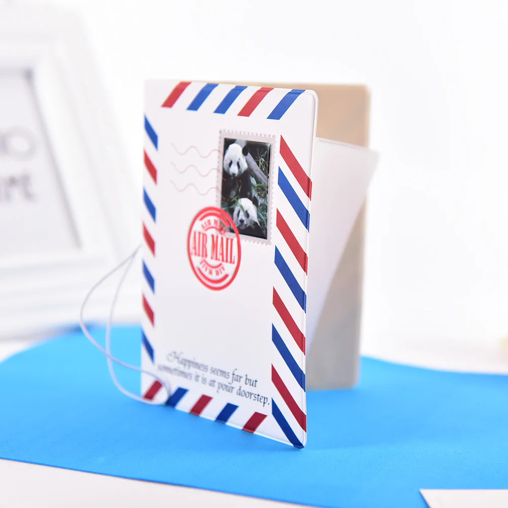 1PCS Hot Sale Documents Case Panda Design Passport Holder Cover Package Travel Card Holder Bag
