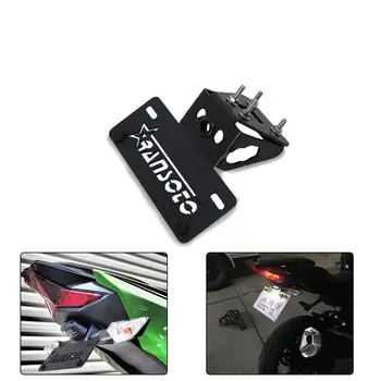 

Motorcycle License Plate Frame Kit for Kawasaki Ninja 400 2018-2019 CNC Aluminum Mount Frame Motorcycle Fender Eliminator