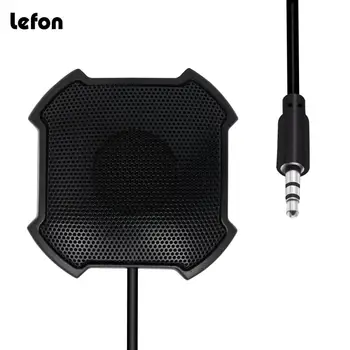

Lefon Conference Microphone Omnidirectional 360 Condenser Desktop Voice Recorder 3.5mm Audio Jack Mic Pickup for PC Microfone
