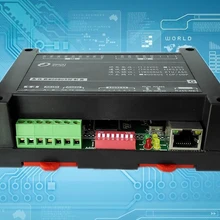 8DI 4AO аналоговые 0-10В 4-20mA выход RJ45 Ethernet модуль modbus RTU и TCP протокол передачи данных RS485 RS232
