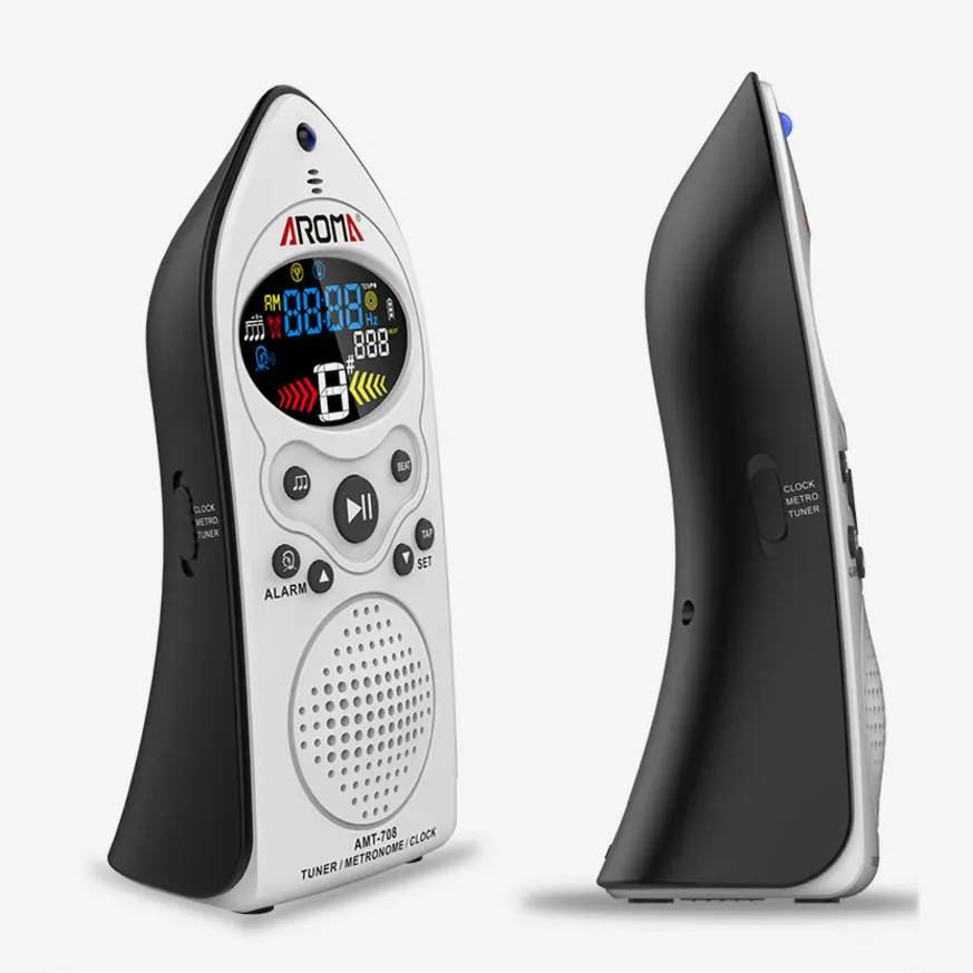 AROMA Metronome Piano Guitar Violin Drum Guzheng Rhythm Color Screen Tuner Alarm Clock Universal AM-708