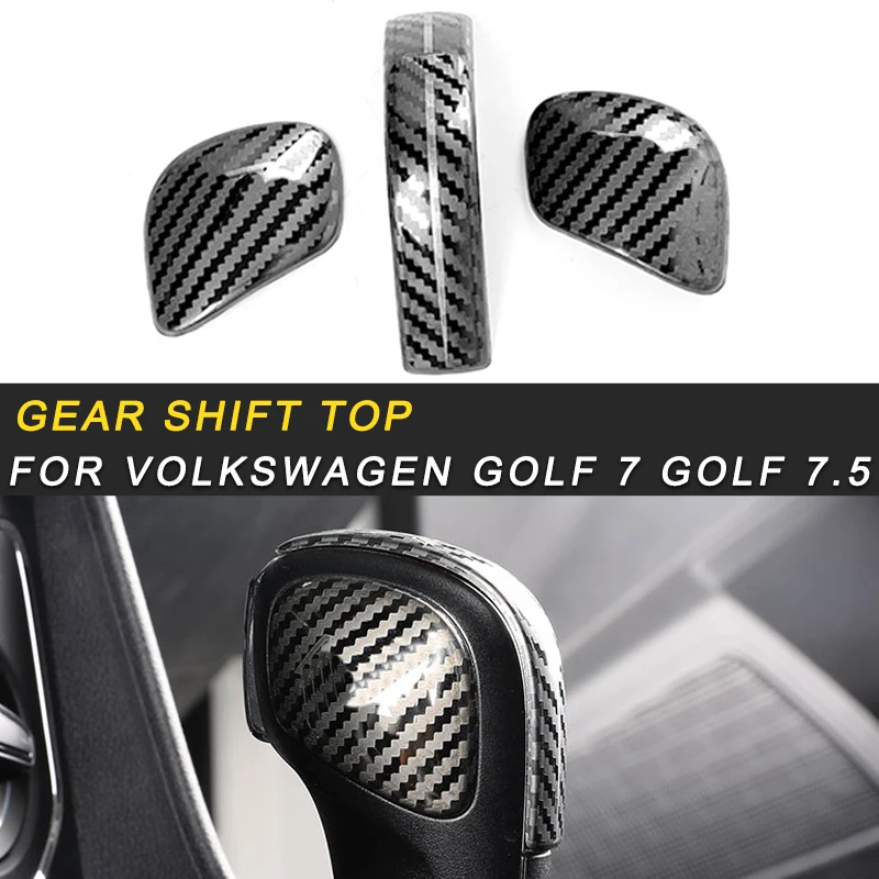 

For Volkswagen Golf 7 Golf 7.5 Car Styling Gear Shift Hand Brake Top Cover Frame Trim Sticker Interior Accessories