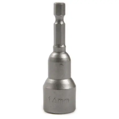 

1pc Rated 14mm Magnetic Screwdriver Bit Hex Nut Driver 1/4" Shank Spanner