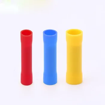 

PVT series 100PCS/Bag fully insulated butt connector Cable Connector wire terminals full insulating terminals