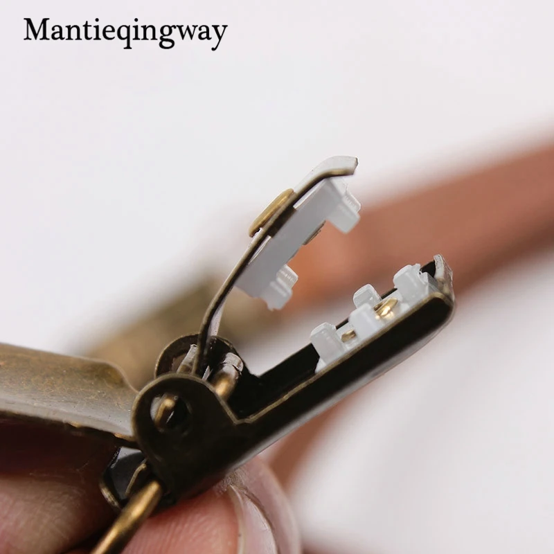 Mantieqingway модные кожаные Подтяжки для женщин для мужские 4 Зажимы Пряжка Подтяжки для женщин Регулируемый Для женщин брекеты пояс Мотобрюки