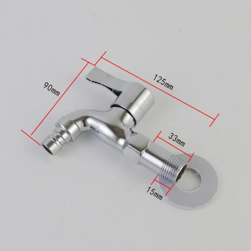 Современная мода сад латунь удлинить быстро открытый кран/стиральная машина холодной воды кран/Швабра бассейн краны - Цвет: SMT129-125L