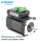 <+> Nema24 Шаговый двигатель с замкнутым контуром 2 0 Нм D = 8 мм 285 унций в Nema 24 Гибридный интегрир ①