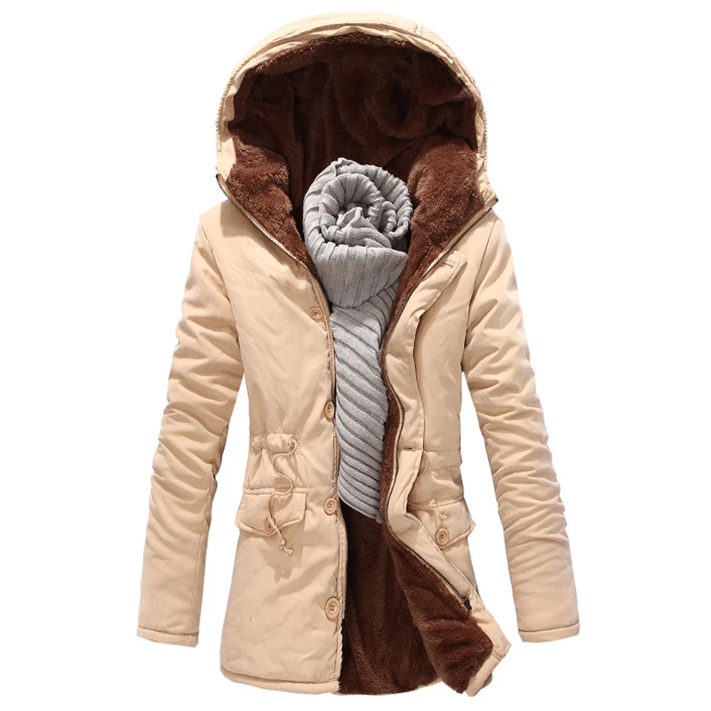 2017 Top Sale Long Russian Winter Coat Long Mens Overcoats Casual Hooded Overcoat Branding Clothes Men