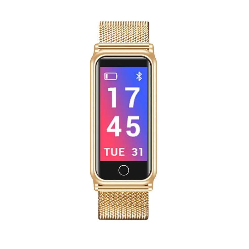

Stainless Steel Band Strap Smart Watches For Men Women Magnetic Loop Bracelet Language Setting Watchbands For Smart Watch Gifts